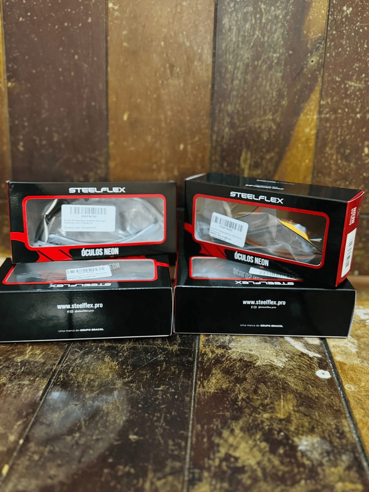 Produto Óculos Steelflex Neon — Proteção Ocular e Estilo Streetwear