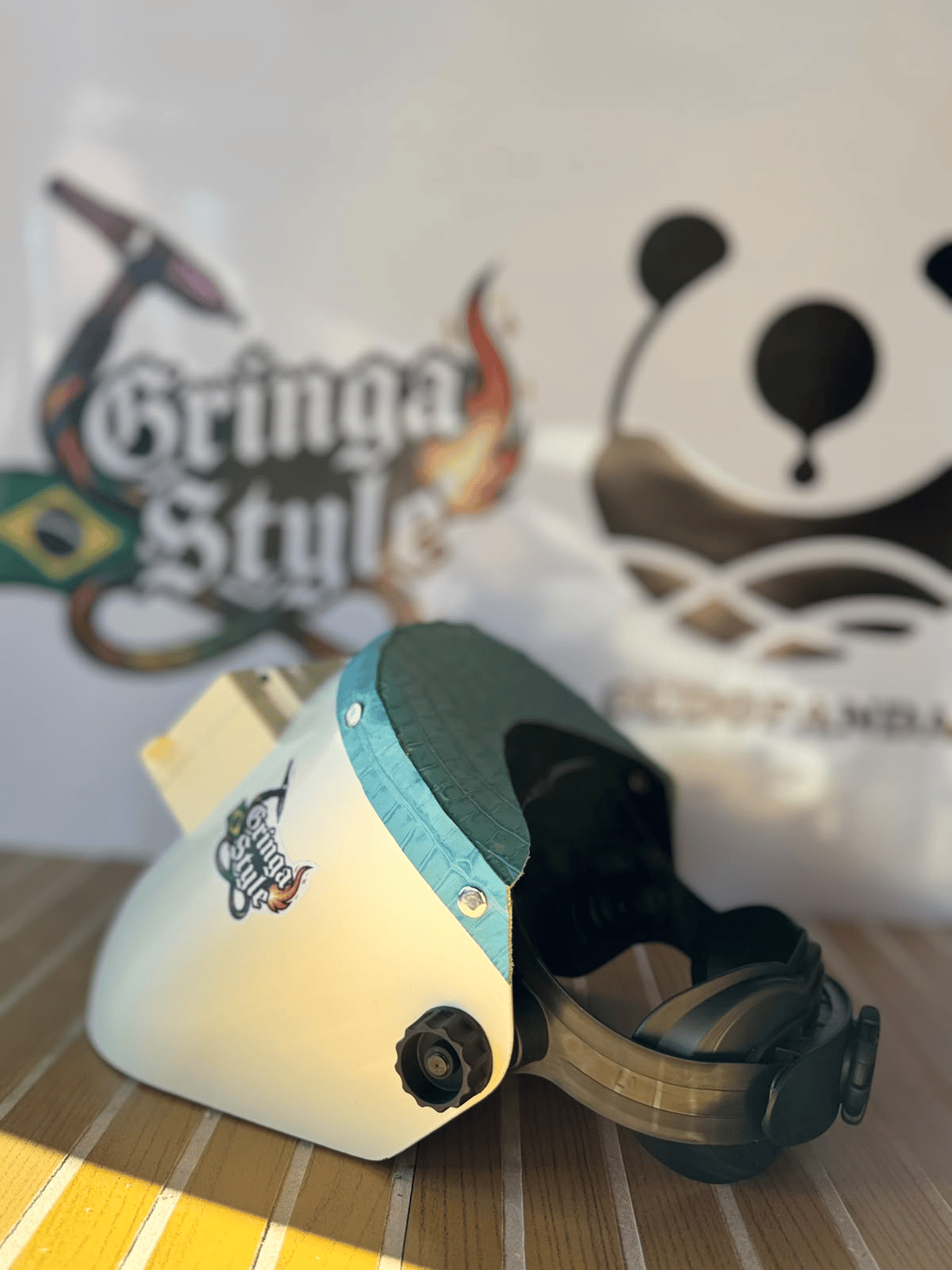 Produto Máscara de Solda Gringa Style - Linha Sand Croco